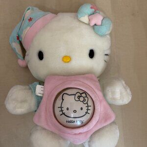 Hello Kitty Plush Light Pal Blue Pajamas Bedtime Tap Light